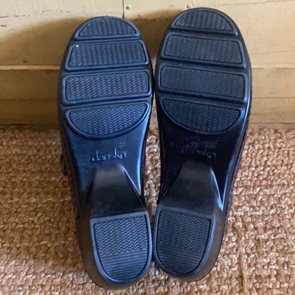 DANSKO LEATHER BOHO MEDICAL CLOG NURSE SHOE 41 10 - Picture 11 of 16